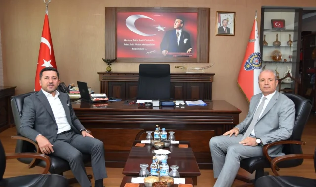 Başkan Arı'dan İl Emniyet Müdürü Loğoğlu'na ziyaret