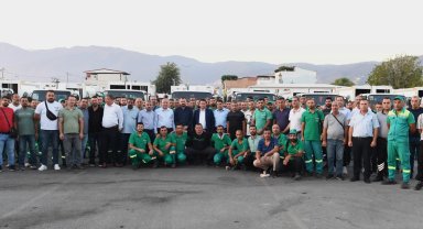 Başkan Aydın, güne emekçilerle başladı