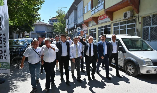 Başkan Bozbey: "Çiftçiler, bu kentin can damarıdır"