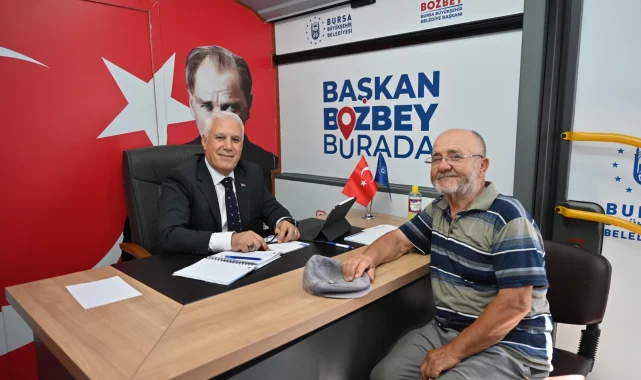 Başkan Bozbey, makamını bu kez Yenişehir'e taşıdı