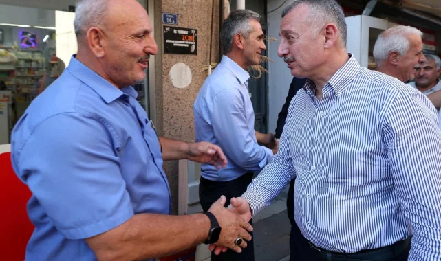 Başkan Büyükakın, Karamürsel'de esnafla buluştu