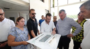 Başkan Büyükakın, yeni hal binasını inceledi