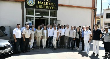 Başkan Candan Yüceer Malkara'da bir dizi ziyarette bulundu