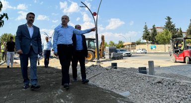 Başkan Er çalışmaları yerinde inceledi