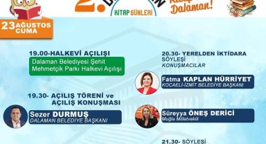 Başkan Hürriyet, Dalaman Belediyesi Kitap Günleri'nin konuğu olacak