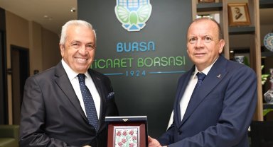 Başkan Şadi Özdemir'den Bursa Ticaret Borsası'na ziyaret