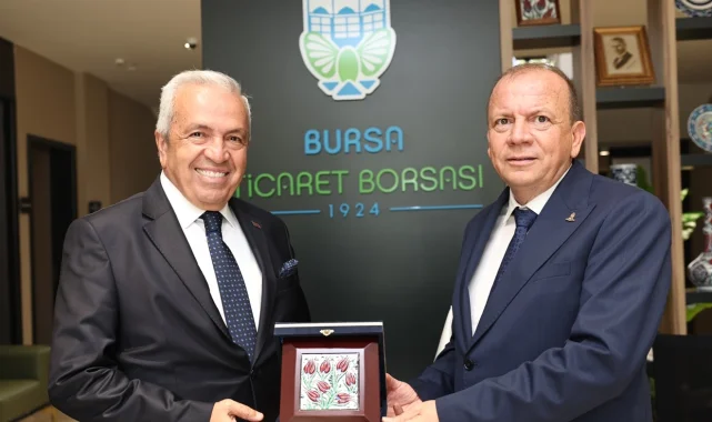 Başkan Şadi Özdemir'den Bursa Ticaret Borsası'na ziyaret