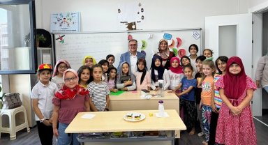 Bilal Özdoğan Kur'an kursu öğrencileriyle buluştu