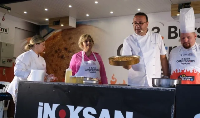 Bursa Gastronomi Tırında İnegöl lezzetleri tanıtıldı