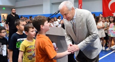 Bursa Mustafakemalpaşa'da genç sporcular sertifikalarına kavuştu