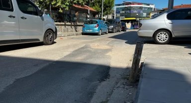 Bursa'da bu mahallenin yolları araç sahiplerine maddi sorun yaratıyor