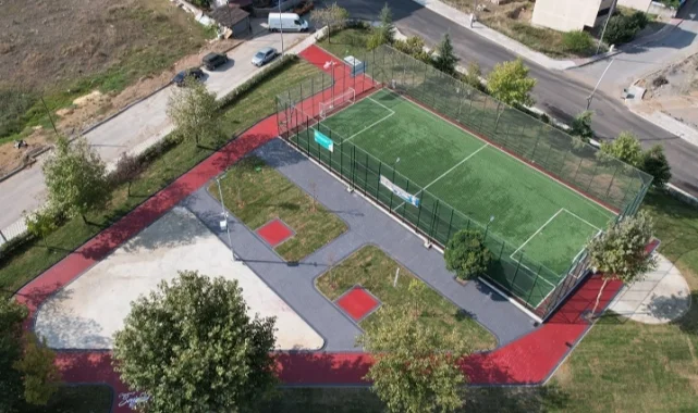 Çayırova parklarında bakım onarım çalışmaları