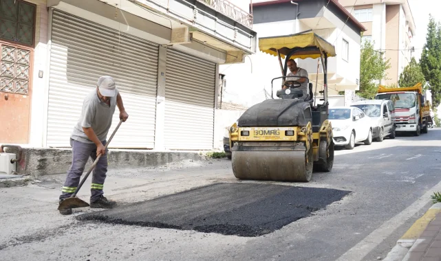 Çayırova'da Fen işleri ekipleri çalışmalarını sürdürüyor