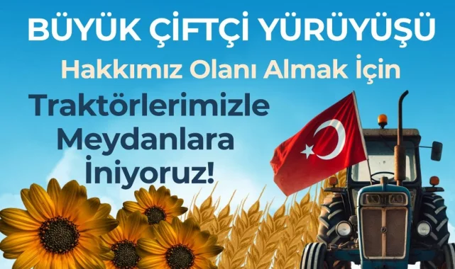 CHP Keşan İlçe Başkanı Anıl Çakır'dan 'Büyük Çiftçi Yürüyüşü'ne davet