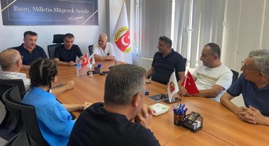 Gazeteciler cemiyeti yeni yönetimine hayırlı olsun ziyareti