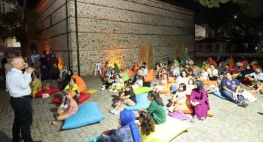 Gebze'de tarihi su dolabında çocuklara masal atölyesi