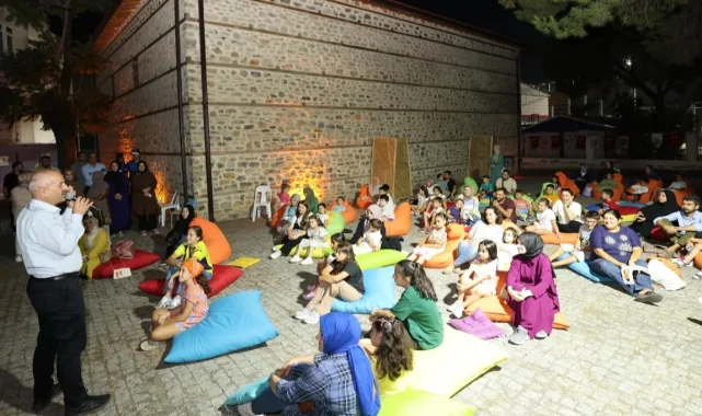 Gebze'de tarihi su dolabında çocuklara masal atölyesi