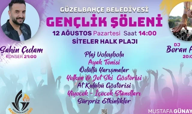 Güzelbahçe'de Gençlik Şöleni başlıyor