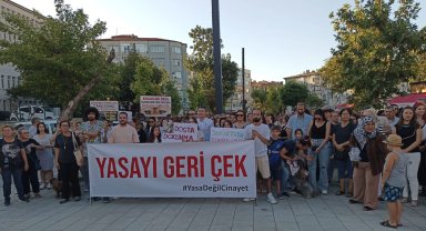 Hayvanseverler Keşan'dan seslendi: "Yasayı Veto Et"