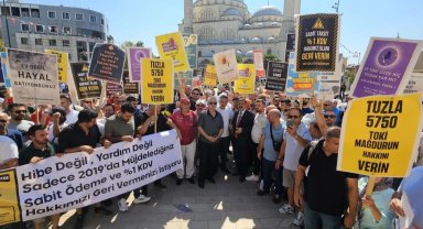 İYİ Partili Türkoğlu TOKİ mağdurlarına ses oldu! Bakan Kurum'a TOKİ soruları...