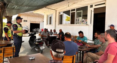 Jandarmadan Kocaali'de motosiklet sürücülerine eğitim