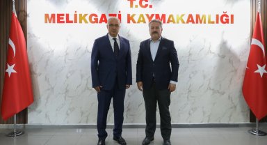 Kayseri Melikgazi yeni Kaymakamı'na Palancıoğlu'ndan ziyaret