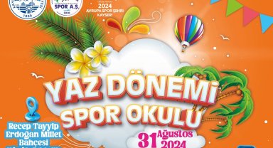 Kayseri'de yaz dönemi spor okulları dönem sonu etkinliği