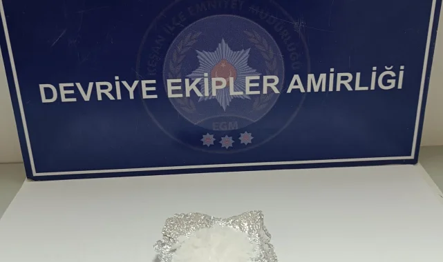 Keşan'da aranan şahısta metamfetamin bulundu