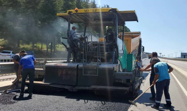 Kocaeli'de güvenli sürüş için pürüzsüz yollar