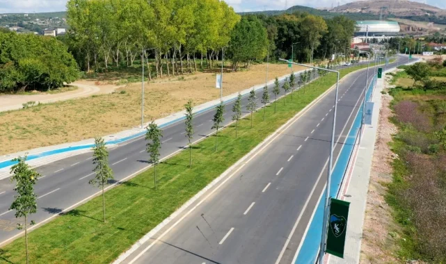 Kocaeli'de stat bağlantı yolunda çevre düzenlemesi