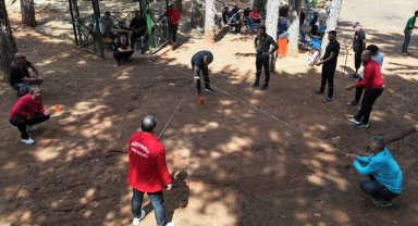 Konya'da gaziler kampta moral buldu