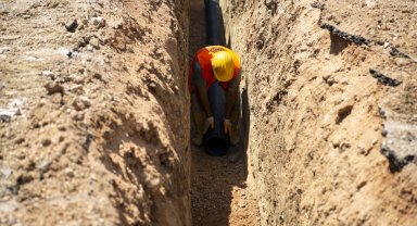 MASKİ'den Akçadağ Develi'ye kanalizasyon hattı