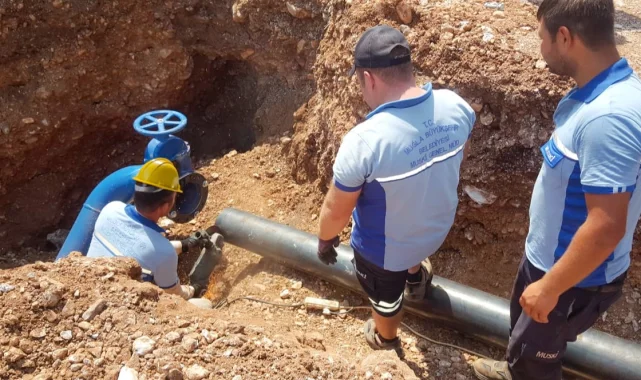 MUSKİ Menteşe'nin sıkıntısını ortadan kaldırdı