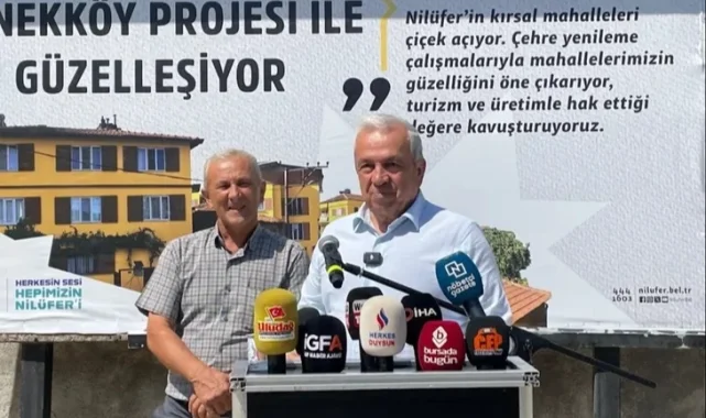 Nilüfer'in kırsal mahalleleri 'örnek' oluyor