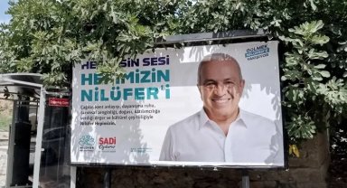 Nilüfer'in yeni sloganı billboardlarda yerini aldı