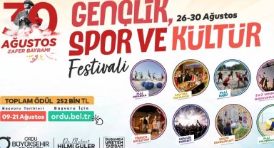 Ordu'da spor ve kültür festivali birarada