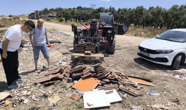 Osmangaz'de kaçak hafriyat dökenlere ceza yağdı