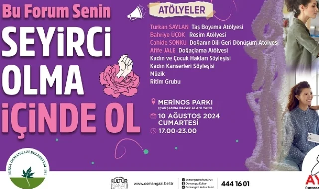 Osmangazi'den Bursa Kadın ve Yaşam Forumu