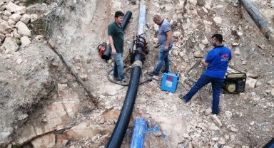 Perşembe'nin içme suyu ana isale hattını yenilendi