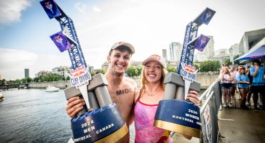 Red Bull Cliff Diving Kanada etabında zafer Heslop ve Carlson'ın oldu