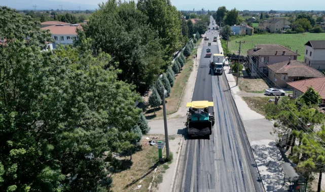 Sakarya'da Eski Ankara Yolu'nun çehresi değişiyor