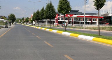 Sakarya'da şehrin merkezindeki iki noktaya renkli dokunuş