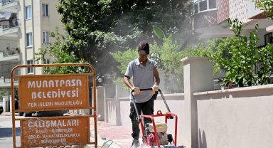Sıcak altında zorlu mesai