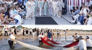 Şile bezi sanata dönüştü