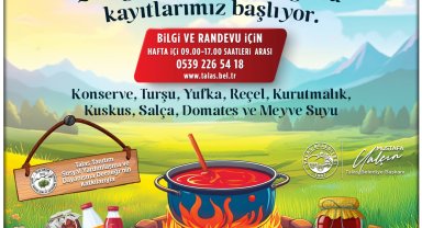 Talas'ta kışa hazırlık günleri başlıyor