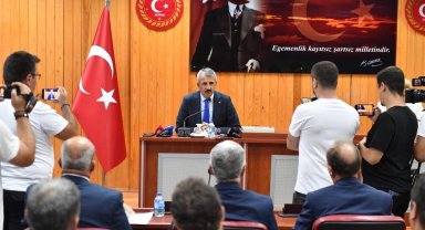 Vali Sezer, İl Genel Meclisi'nin misafiri oldu