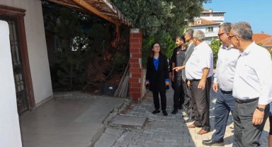 Yalova'da toprak kaymalarının yaşandığı bölgeye yerinde inceleme