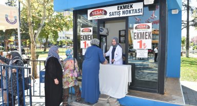 Yenişehir'de ekmek 1 TL