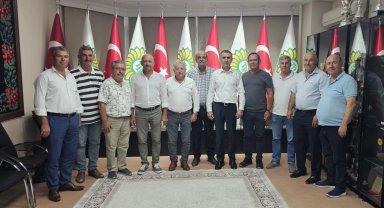 Ziraat Odası başkanlarından Şafak Kırbiç ve TMO'ya ziyaret