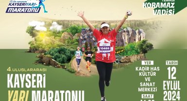 4'üncü Uluslararası Kayseri Yarı Maratonu, lansman ile tanıtılacak